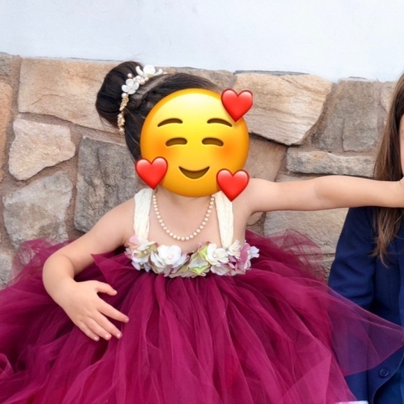 Custom Made Tulle, Macrame, Lace & Floral Party Dress - Picture 13 of 13